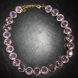 J crew holographic necklace